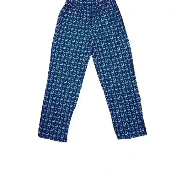 Vineyard Vine Girls' Holiday Print Pajama Pants Palmski-Deep Bay SIZE-XL - Picture 1 of 5